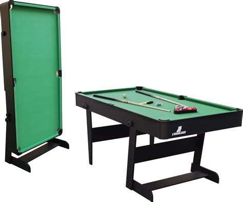 Cougar Hustle XL opklapbare Pooltafel in Zwart